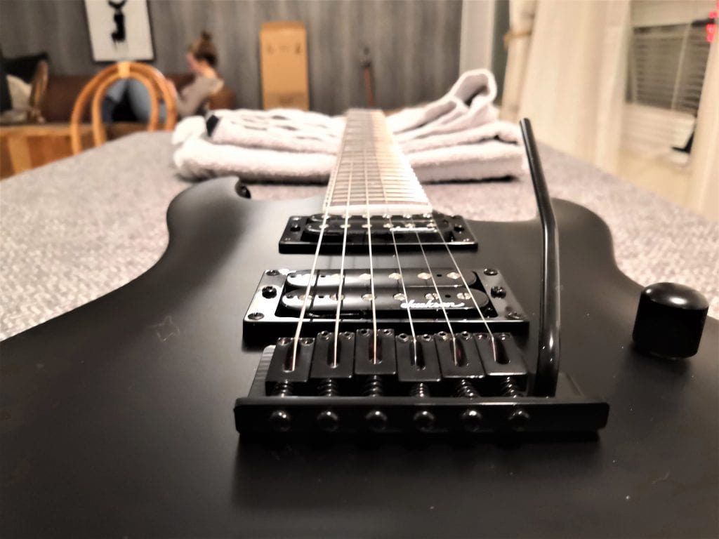 Jackson JS22 Dinky Hardware displayed for readers