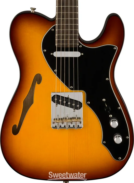 image showing Fender Limited Edition Suona Telecaster Thinline finished in Violin Burst