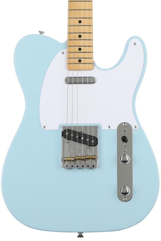 image showing Fender Vintera '50s Telecaster finished in Sonic Blue